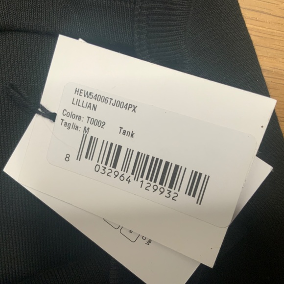 NWT Haikure “Lillian” Black Tank Top - Picture 6 of 11